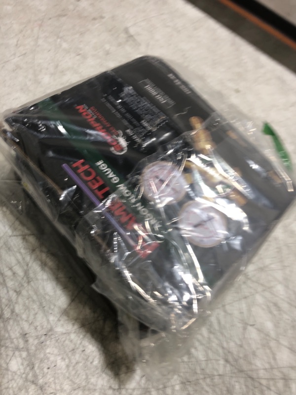 Photo 1 of Flame Tech Flow Gauge Argon Regulator, Easy to Read 2” Dual-Scale Gauges, Ideal Welding Tool, Sturdy Construction, Comes Packaged in a Black Box, Tested in The USA
