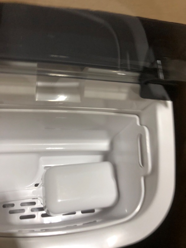 Photo 1 of Kismile Nugget Ice Makers Countertop, Portable Sonic Ice Machine with Self-Cleaning/One-Click Operation for Home/Office(Silver)
