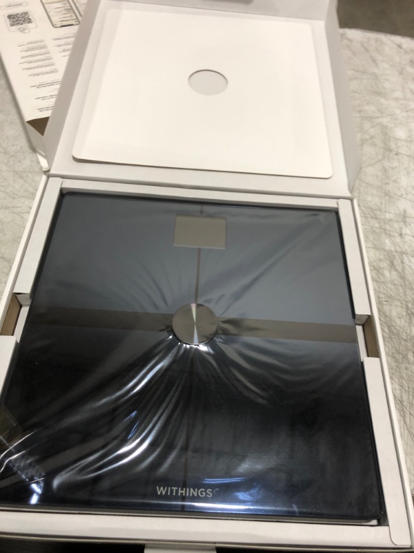 Photo 1 of WITHINGS Body Smart - Accurate Scale for Body Weight and Fat Percentage, Body Composition Wi-Fi and Bluetooth Weight Scale, Baby Weight Scale, Smart Scale Apple Health Compatible, Bathroom Scale