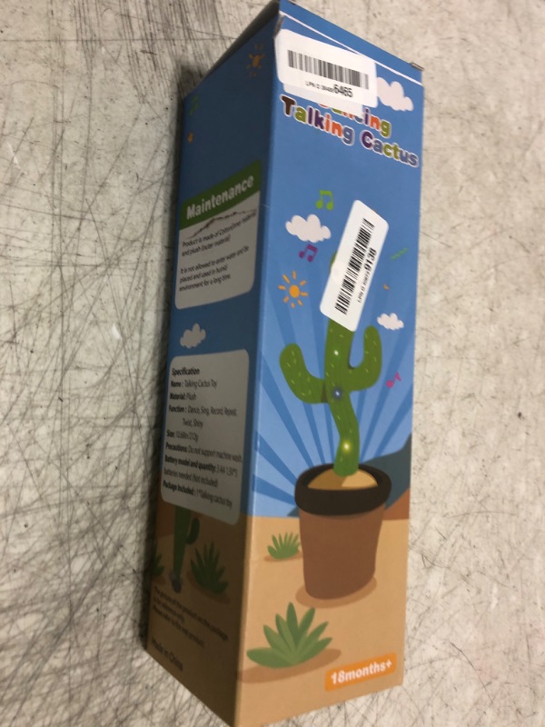 Photo 1 of Dancing Talking Cactus Toy for Baby Toddler, Interactive Baby Toys Singing Mimicking Repeating What You Say with 120 English Songs, Baby Boys Girls Gifts with Adjustable Volume for Christmas Birthday