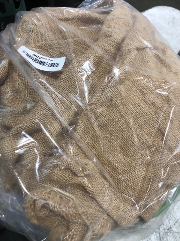 Photo 1 of ArtOFabric Natural Burlap Tablecloth 60 Inches X 108 Inches