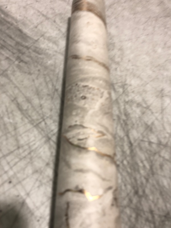 Photo 1 of EaseStick 15.7''x160'' Matte Beige Gold Marble Contact Paper Thick Waterproof Countertop Beige Peel and Stick Wallpaper Removable Self Adhesive Marble Vinyl Wrap for Countertops Bathroom Kitchen Table
