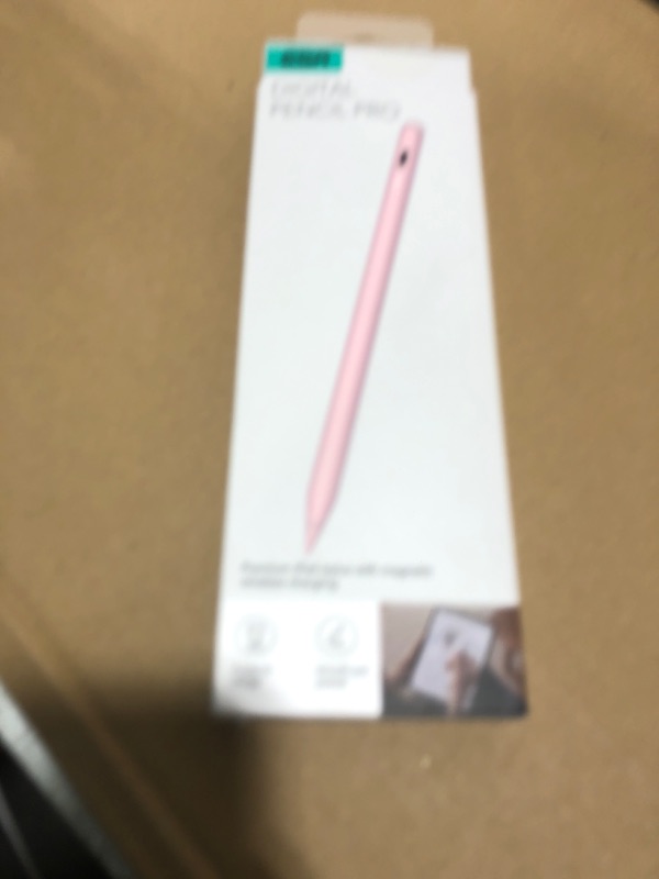 Photo 1 of ESR Stylus Pen for iPad, Magnetic Wireless Charging iPad Pencil, Digital Pencil Pro with Tilt Sensitivity and Palm Rejection for iPad Pro 12.9/11, iPad Air 5/4, and iPad Mini 6, Pink