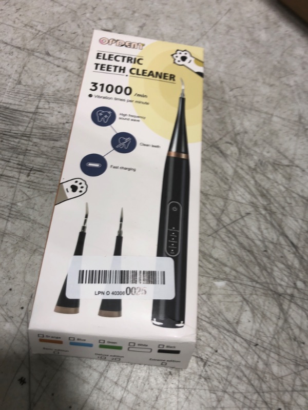 Photo 1 of Opdent Dog Plaque and Tartar Remover - Dog Tooth Brushing Kit Electric Toothbrush for Dogs,5 Adjustable Mode& 3 Cleaning Head, Plaque Remover for Teeth Stains for Dogs and Cats