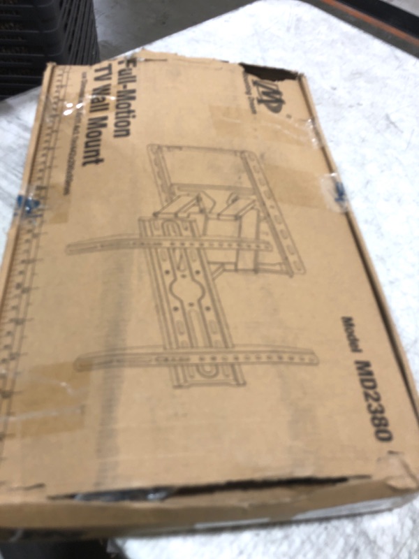 Photo 1 of Mounting Dream TV Wall Mount for 32-65 Inch Television,Mount with Swivel and Tilt, Full Motion Bracket with Articulating Dual Arms, Fits 16inch Studs, Max VESA 400X400 mm, 99lbs, MD2380