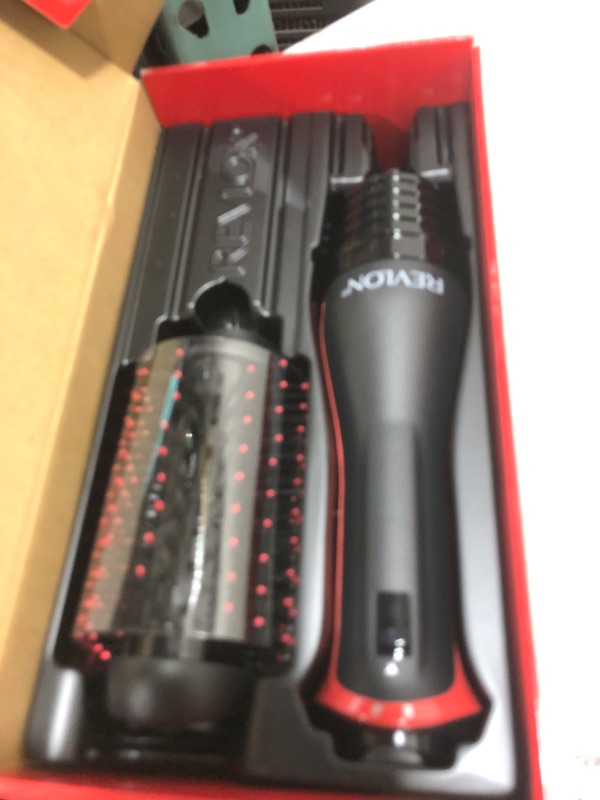 Photo 1 of REVLON One Step Volumizer PLUS Hair Dryer and Styler | More Volume, Less Damage, and More Styling Control for Easy and Fast Salon-Style Blowouts, Plus Travel Friendly (Black)