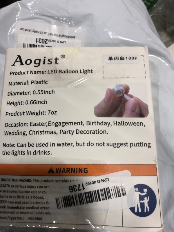 Photo 1 of ZGWJ 100PCs Flash Mini Led Lights for Paper Lantern, Led Balloons Light up Balloons for Neon Party Lights Easter Eggs Christmas Halloween Birthday Party Wedding Decoration