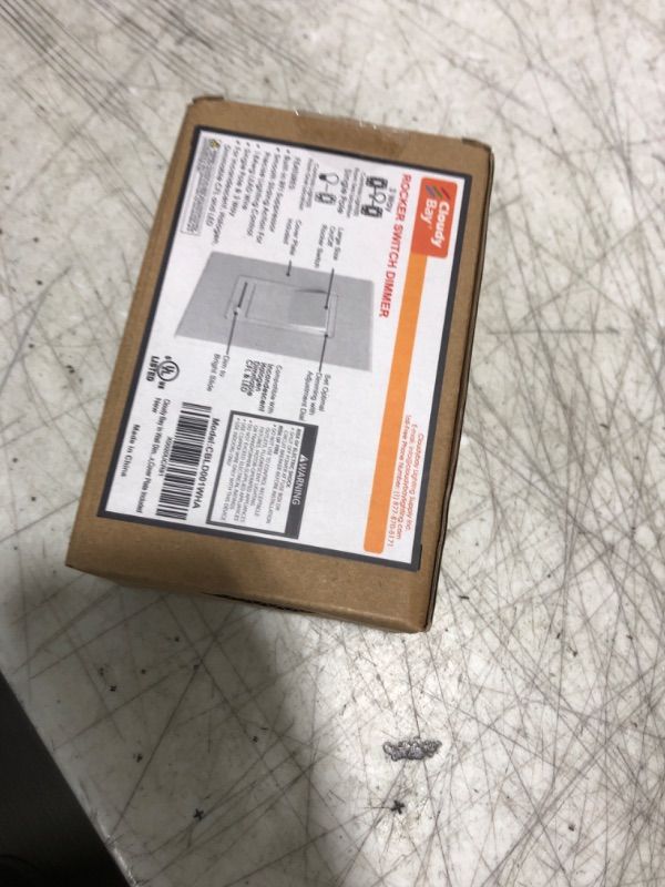 Photo 1 of Cloudy Bay in Wall Dimmer Switch for LED Light/CFL/Incandescent,3-Way Single Pole Dimmable Slide,600 Watt max,Cover Plate Included