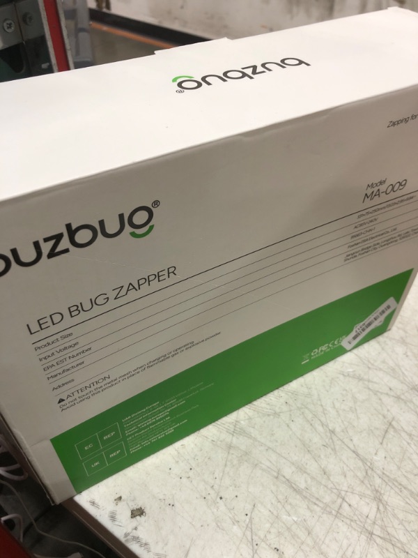 Photo 1 of Buzbug LED Bug Zapper Indoor, 10 Years Lifespan 3 Lamps Enhance Insect Attraction, 3800V High-Voltage, Electric Mosquito Zapper, Fruit Fly Mosquito Moth Gnat Trap, Killer, Zapper -MA009