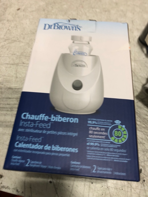 Photo 1 of Dr. Brown's Insta-Feed Baby Bottle Warmer and Sterilizer for Baby Bottles and Baby Food Jars