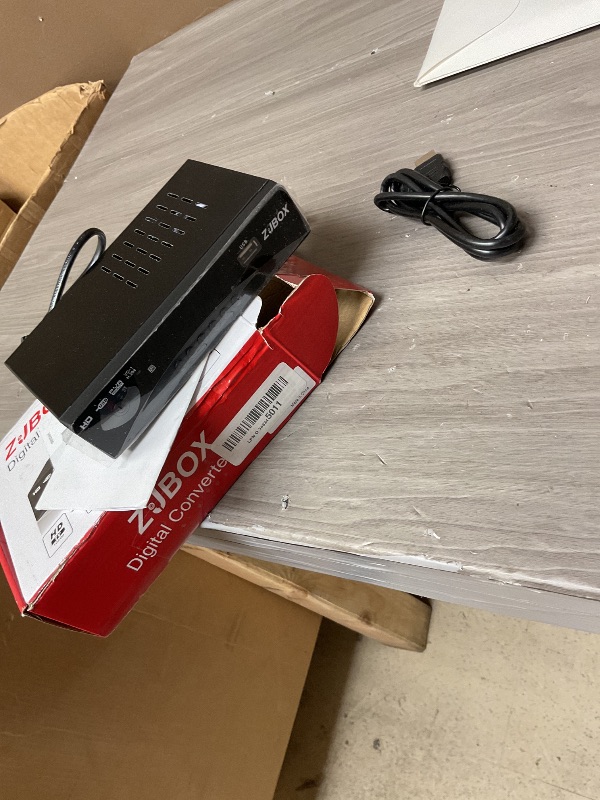 Photo 1 of Digital TV Converter Box, ATSC Tv Tuner - ZJBOX for Analog HDTV Live 1080P with Recording&Playback,HDMI Output, Timer Setting TV Tuner Function Digital Channel Free
