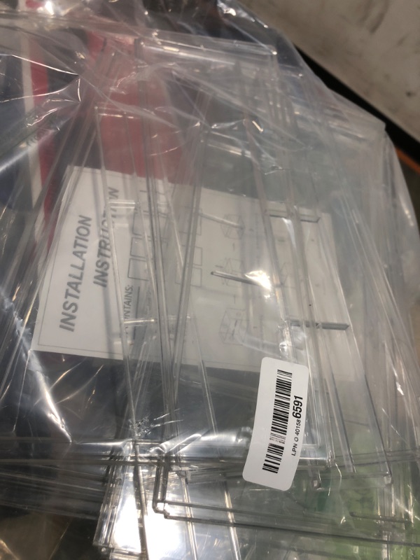 Photo 1 of Acrylic Display Cases for Collectibles, 3 Tier Clear Shelf Boxes for Figures, Miniature Dustproof and Stackable Action Figure Display Case (1, Large)