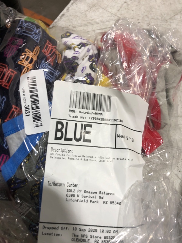 Photo 1 of DC Comics Exclusive Batwheels 100% Cotton Briefs With Batmobile, Redbird & BatTruck, 2/3T & 4T