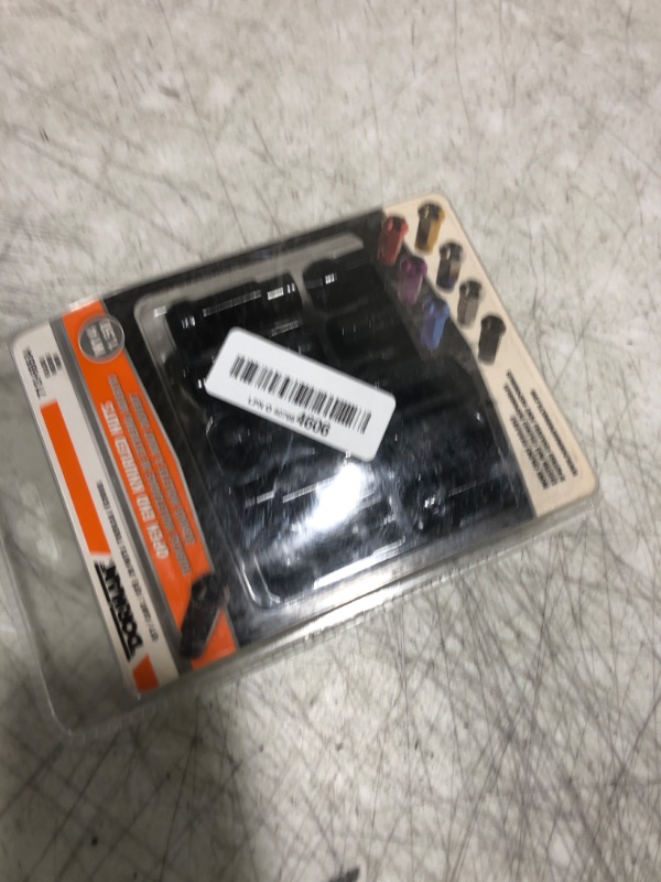 Photo 1 of Dorman 713-685A Black Open End Knurled Wheel Nuts Compatible with Select Models, 20 Pack