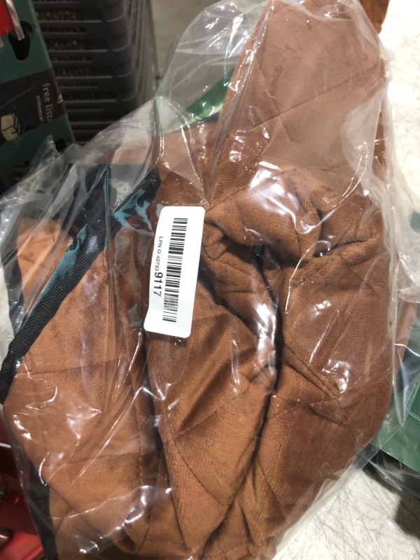 Photo 1 of YOKYHOM Golf Cart Seat Covers for Cool or Cold Weather, Golf Cart Seat Towel Blanket, Short Plush Surface, Keep Warm, Suits EZGO, Yamaha, Club Car and Other 2-Seat Golf Carts, 51"x 30.5", Dark Brown