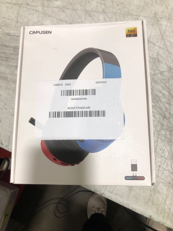 Photo 1 of CG-01 2.4Ghz Wireless Gaming Headset for Nintendo Switch?OLED?Lite, Bluetooth 5.4 Gaming Headphones with Noise Cancelling Microphone, 40Hr Battery, USB & Type-C Connector for PS5, PS4, PC, Laptop, Mac