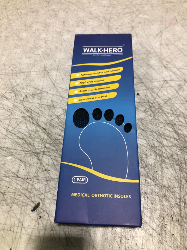 Photo 1 of Plantar Fasciitis Insoles for Men Women - Orthotics Inserts, Shoe Insoles Arch Support Flat Feet Inserts Work Boot Insoles for Standing All Day (Mens 10-10 1/2 | Womens 12-12 1/2)