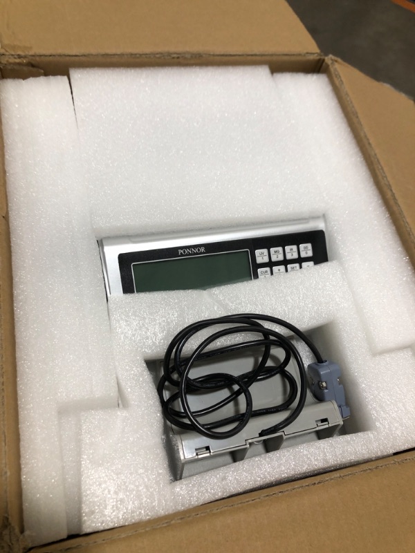 Photo 1 of PONNOR Money Counter Machine with Value Bill Count, Cash Counter for Dollar, Euro with UV/MG/IR/DD/DBL/HLF/CHN Counterfeit Detection, Add/Bat/Value Mode Bill Counting Machine with Large LCD Display