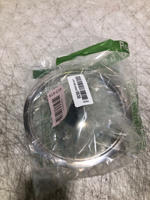 Photo 1 of LC LICTOP Tempered Glass Lid for 6.5 Inch Cookware, Steam Vented Cover, Dishwasher & Oven Safe up to 400F, Universal Replacement for Pans & Skillets, Wide 304 Stainless Steel Rim with Arc Handle