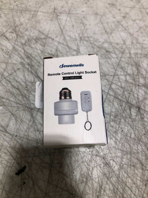 Photo 1 of DEWENWILS Remote Control Light Socket, Wireless Remote Control Lamp Bulb Socket with Switch for Pull Chain Light Fixtures, 100FT Range, No Wiring Needed, ETL Listed(Shorter Version)