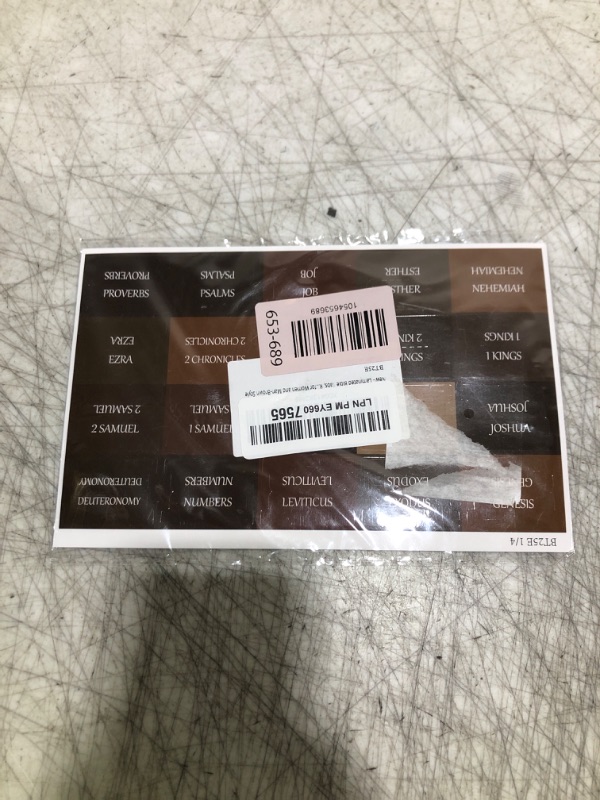 Photo 1 of Thinkor Reposition Laminated Bible Tabs, Large Print Stickers, Easy to Read & Apply Bible Tabs for Women & Man (Earthy Brown)