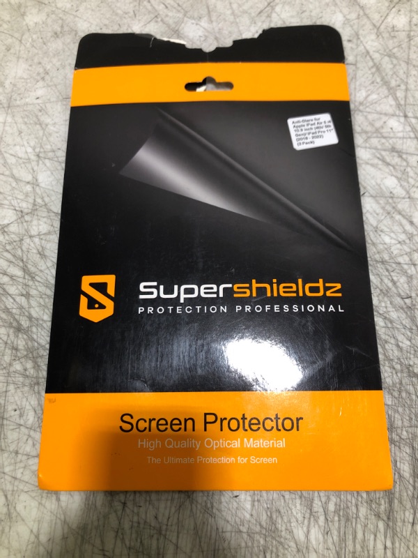 Photo 1 of Supershieldz (3 Pack) Anti-Glare (Matte) Screen Protector Designed for iPad Pro 11 inch (2018-2022 / M2) and iPad Air 10.9 inch (5th/4th Generation)