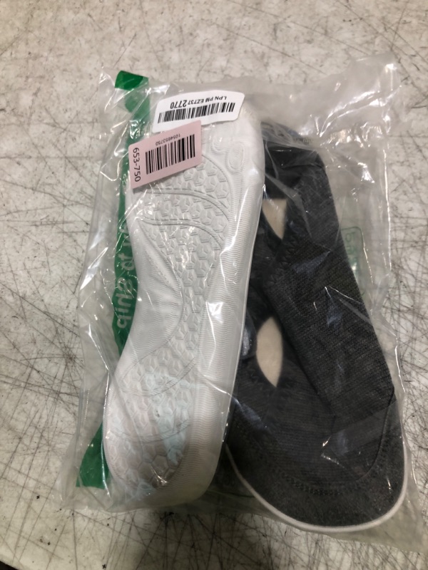 Photo 1 of LeIsfIt Womens Slippers Wide Diabetic Shoes Adjustable Arthritis Edema House Shoes Indoor Outdoor Slippers Grey Size 9
