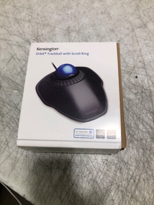 Photo 1 of Kensington Orbit Trackball Mouse with Scroll Ring (K72337US), 4 1/2X5 1/2X2"
