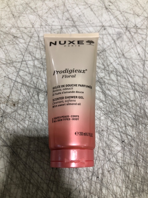 Photo 1 of Nuxe Prodigieux Floral Scented Shower Gel, Cleanses, Softens, with Sweet Almond Oil and Fragrant Botanical Notes, 6.7 fl oz
