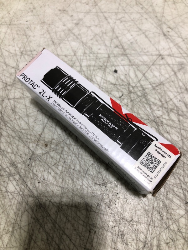 Photo 1 of Streamlight 88083 ProTac 2L-X USB 500-Lumen Multi-Fuel EDC High Performance Tactical Rechargeable Flashlight, Includes USB Cable, Holster, Clip, Black