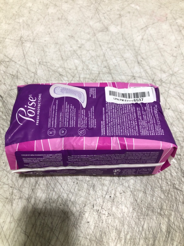 Photo 1 of Poise Daily Liners, Incontinence Panty Liners for Bladder Leaks, 2 Drop Very Light Absorbency, Regular Length, 48 Count of Pantiliners, Packaging May Vary