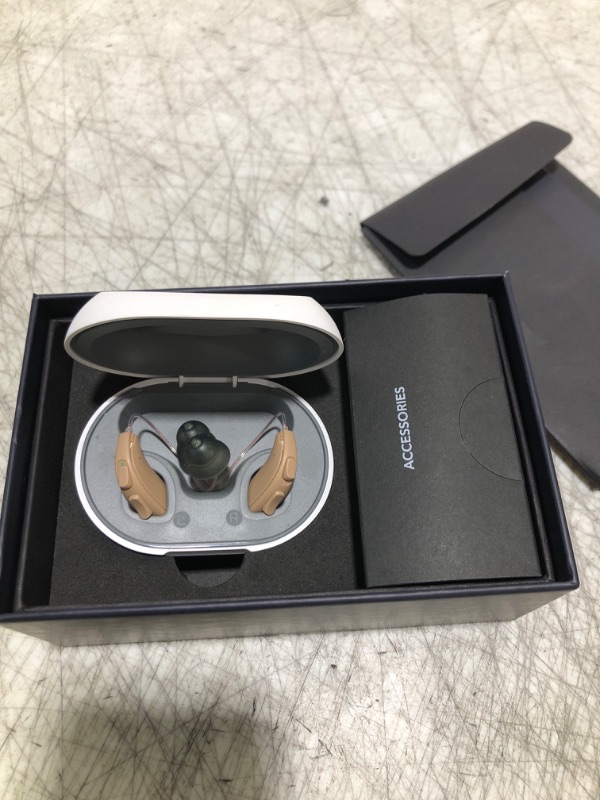 Photo 1 of Audien Hearing ION Wireless Rechargeable OTC Hearing Aid, Premium Comfort Design & Nearly Invisible