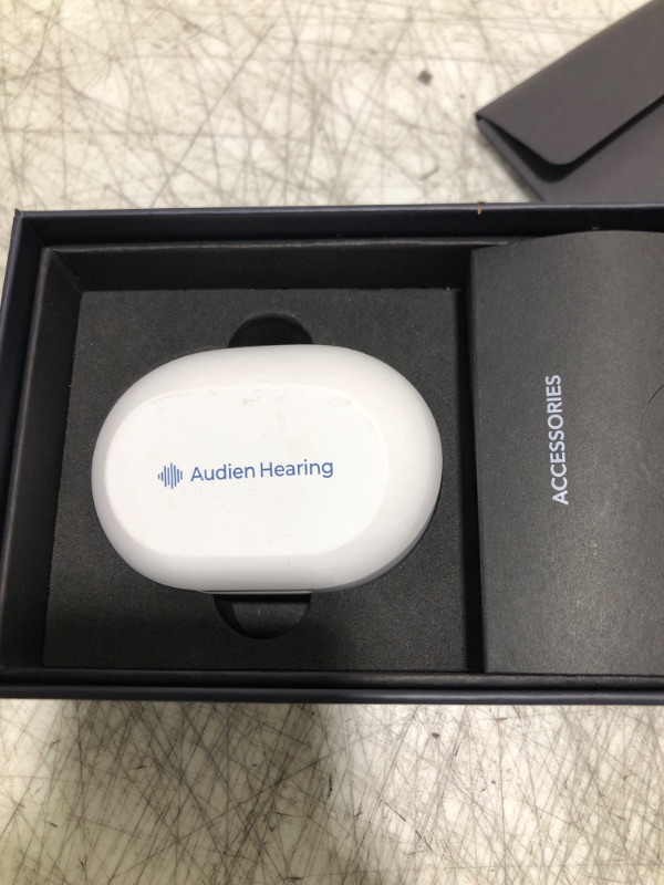 Photo 1 of Audien Hearing ION Wireless Rechargeable OTC Hearing Aid, Premium Comfort Design & Nearly Invisible