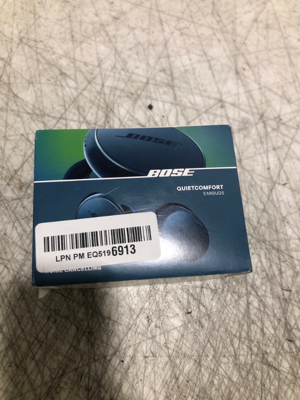 Photo 1 of Bose QuietComfort Bluetooth Earbuds, True Wireless Earbuds with Active Noise Cancellation and Mic, Deep Bass, IPX4 Rating, Up to 8.5 Hours of Playtime, Twilight Blue - Limited Edition Color