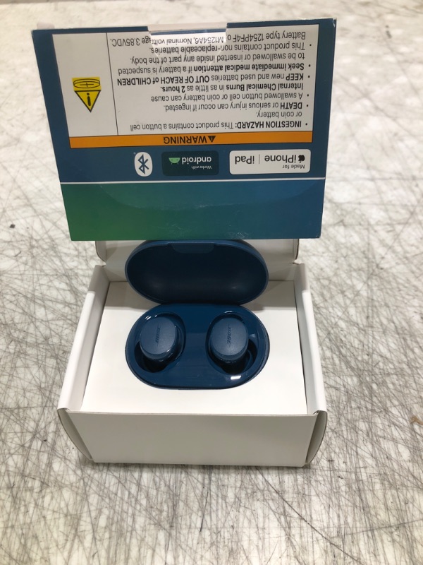 Photo 1 of Bose QuietComfort Bluetooth Earbuds, True Wireless Earbuds with Active Noise Cancellation and Mic, Deep Bass, IPX4 Rating, Up to 8.5 Hours of Playtime, Twilight Blue - Limited Edition Color