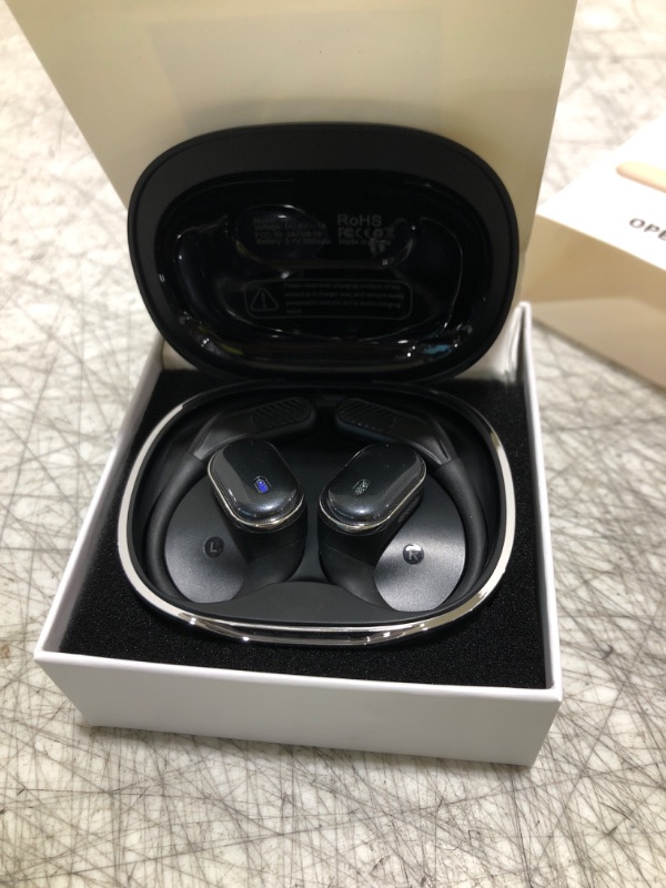 Photo 1 of TRAUSI Open Ear Wireless Earbuds Bluetooth Headphones, 50Hrs Playtime Stereo Sound Earphones with IPX7 Waterproof Ear Buds for Fitness/Travel