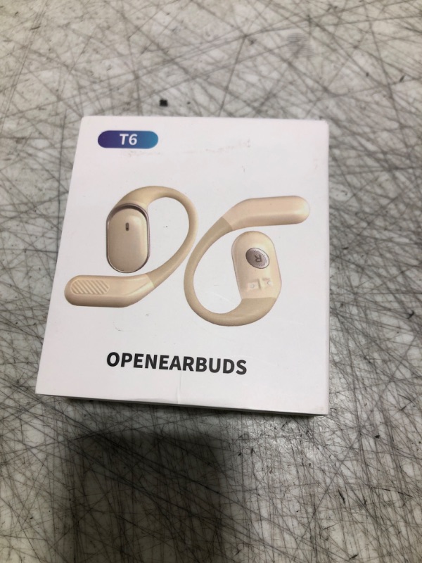 Photo 1 of TRAUSI Open Ear Wireless Earbuds Bluetooth Headphones, 50Hrs Playtime Stereo Sound Earphones with IPX7 Waterproof Ear Buds for Fitness/Travel