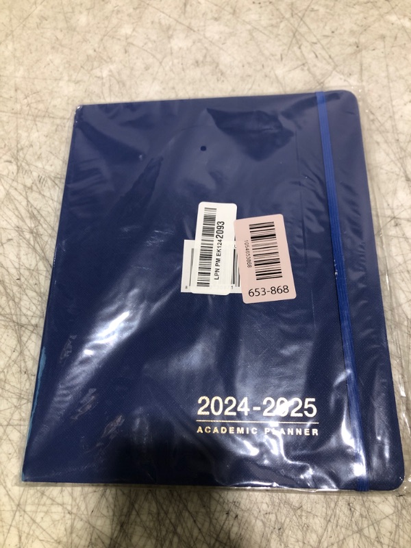 Photo 1 of Global Printed Products AY 2024-2025 Weekly Monthly Planner 8"x10": 14 Months June 2024 - July 2025 (Blue)