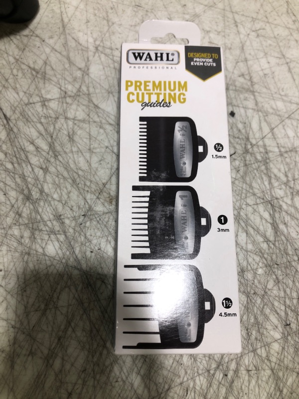 Photo 1 of Wahl Professional Premium Attachments 3 Pack Secure Fit Replacement Clipper Combs Includes Sizes 1/12 and 1/2