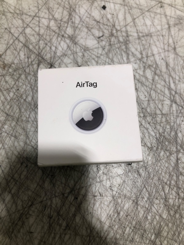 Photo 1 of Apple AirTag. Keep Track of and find Your Keys, Wallet, Luggage, Backpack, and More. Simple one-tap Set up with iPhone or iPad