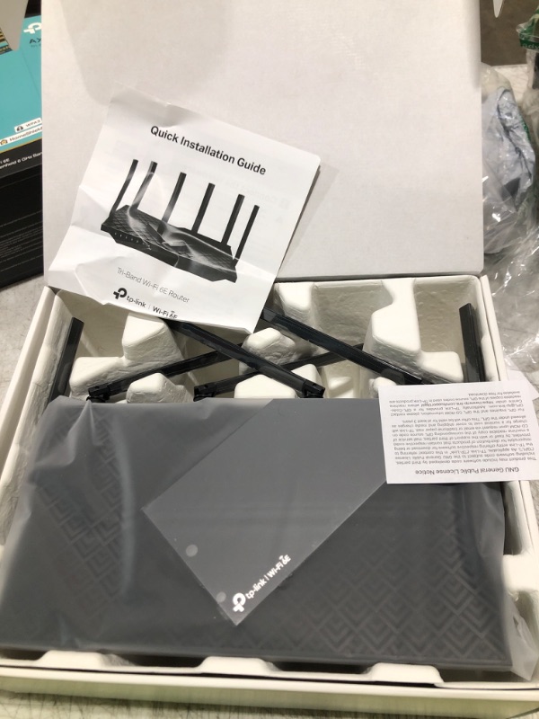 Photo 1 of TP-Link AXE5400 Tri-Band WiFi 6E Router (Archer AXE75)- Gigabit Wireless Internet for Gaming, VPN, OneMesh, WPA3