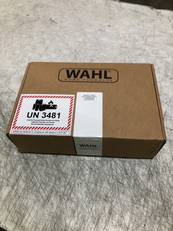 Photo 1 of Wahl Lithium Ion Pro Rechargeable Cordless Hair Clippers for Men, Woman, & Children with Smart Charge Technology for Convenient at Home Haircutting - Model 79470