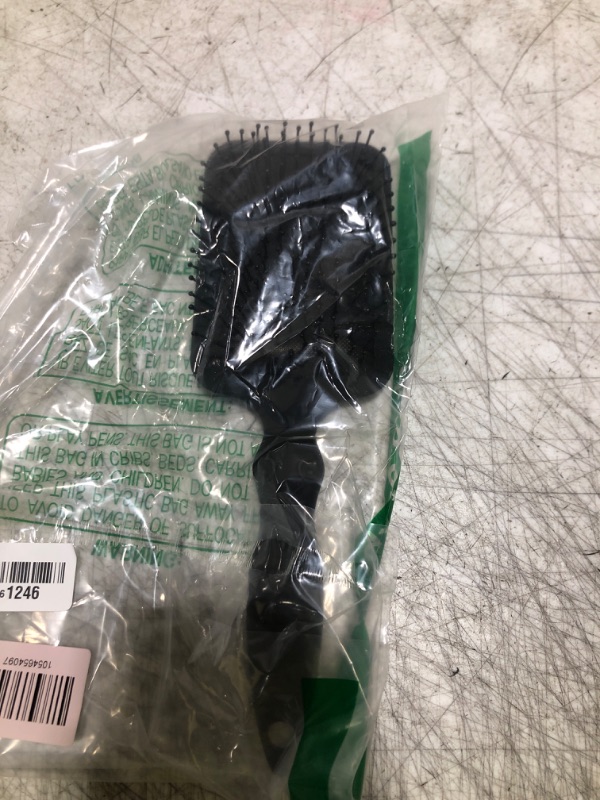 Photo 1 of Amazon Basics Paddle Brush for Hair, Gentle Detangling