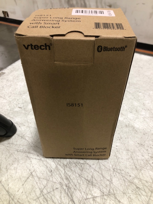 Photo 1 of VTech IS8151 Super Long Range DECT 6.0 Cordless Phone for Home with Answering Machine, 2300 ft Range, Call Blocking, Bluetooth, Headset Jack, Power Backup, Intercom, Expandable to 12 HS