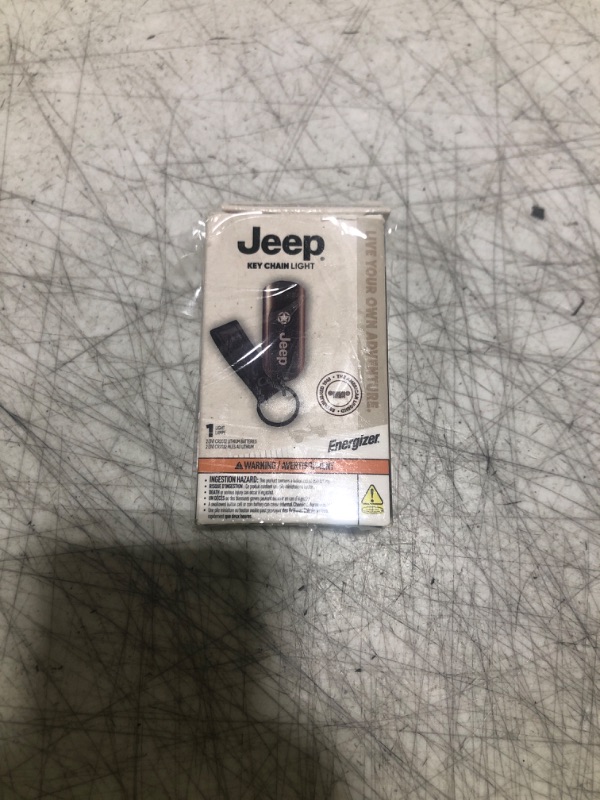 Photo 1 of Energizer Jeep Mini LED Flashlight Keychain with Touch Tech, 25 Lumens, Compact Portable Light with switchless Control for Any Adventure on or Off Road