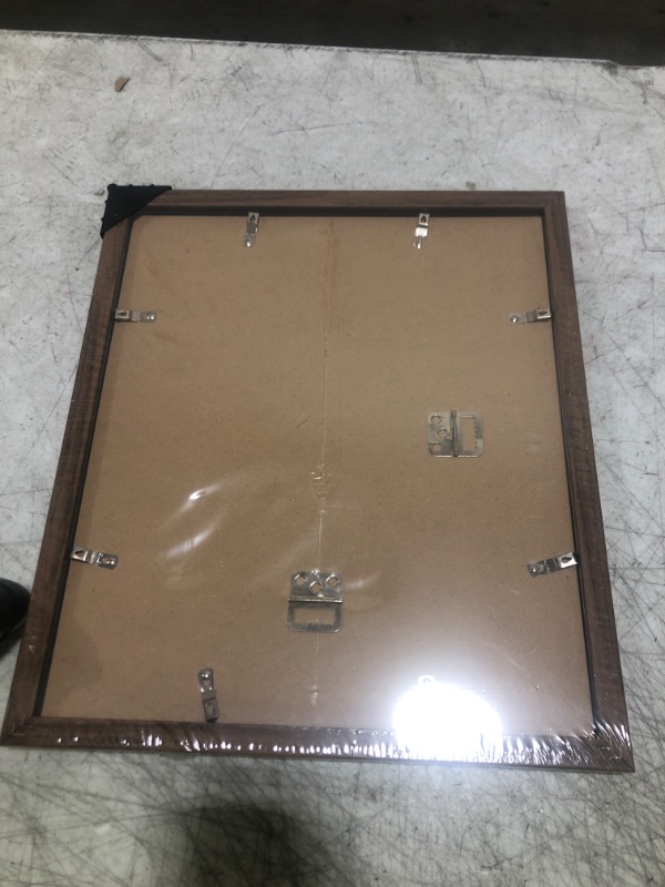 Photo 1 of euwazram Rustic Walnut 12x14 Frame - Single Frame, 12 x 14 Poster Frame for Artwork, Puzzles, Photos and Movie Posters Picture Frames