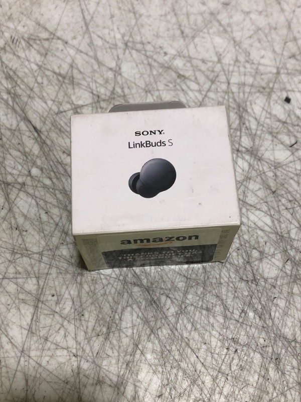 Photo 1 of Sony LinkBuds S Truly Wireless Noise Canceling Earbud Headphones with Alexa Built-in, Bluetooth Ear Buds Compatible with iPhone and Android, Black
