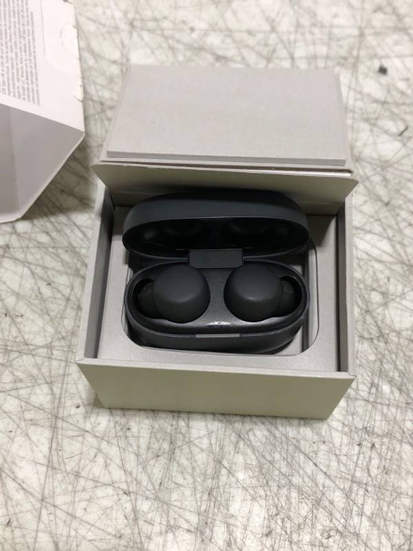 Photo 1 of Sony LinkBuds S Truly Wireless Noise Canceling Earbud Headphones with Alexa Built-in, Bluetooth Ear Buds Compatible with iPhone and Android, Black