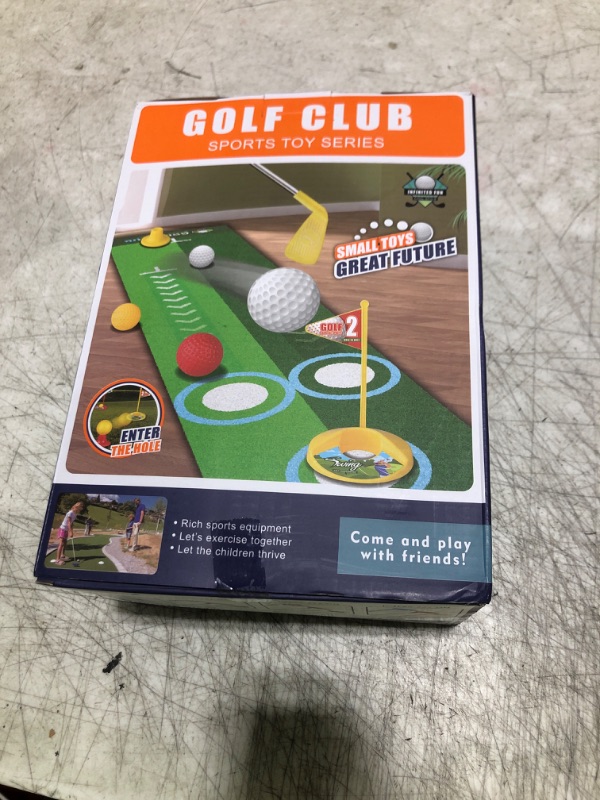 Photo 1 of SCWDAU Toddler Golf Clubs Set - Upgraded Kids Golf Toys, Adjustable Toddler Golf Set with Scorecard, Storage Bag, Indoor and Outdoor Yard Game Gifts for 2 3 4 5 6 7 8 Year Olds Boys Girls