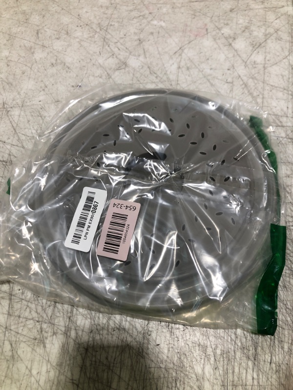 Photo 1 of Thermoplastic Rubber Microwave Splatter Cover,Microwave Cover for Food Fruit Drainer,BPA-Free Dishwasher Safe 10.5 inch (GREY)
